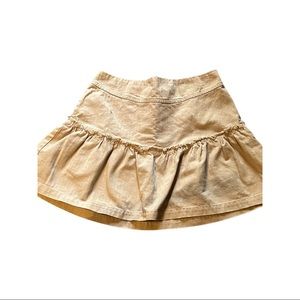 NWT free people mini skirt creme color size 8